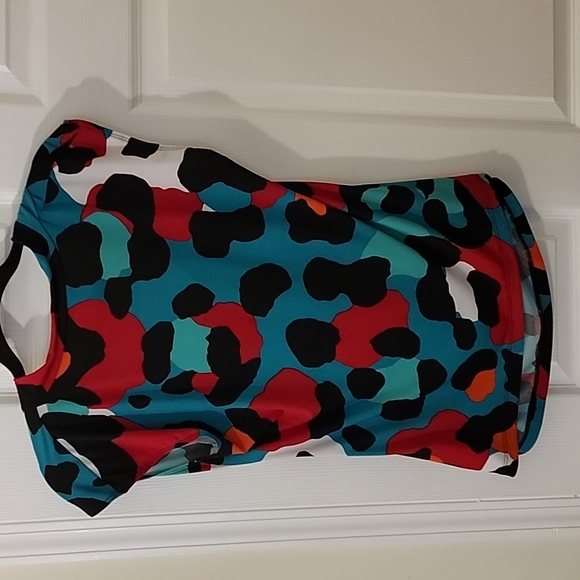 Worthington Multicolor Tank Top Size Petite Large - Picture 4 of 4